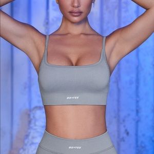 bo + tee strappy sports bra
